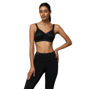 Damen Bügelloser BH Triaction Workout - BLACK