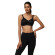Damen Bügelloser BH Triaction Workout - BLACK