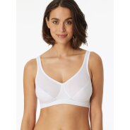 Damen 2-Pack Bustier 95/5 Organic Cotton Padded - weiss