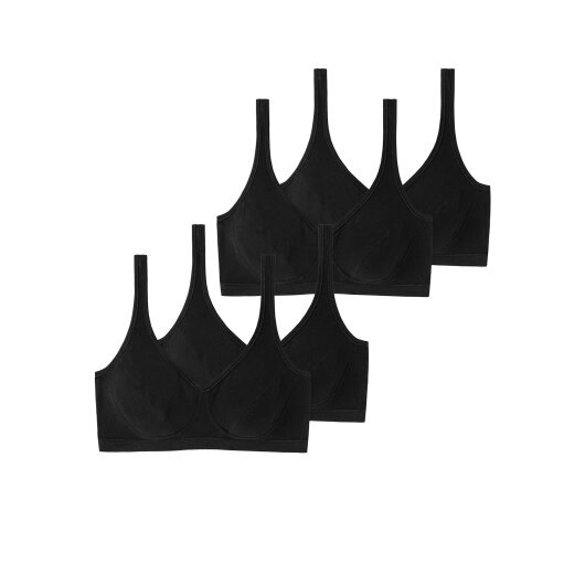 Schiesser Damen Bustier 95/5 Organic Cotton Padded