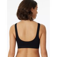 Damen 4-Pack Bustier 95/5 Organic Cotton Padded - schwarz