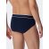 Herren 6-Pack Rioslip 95/5 Organic Cotton - weiss-navy