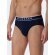 Herren 6-Pack Rioslip 95/5 Organic Cotton - weiss-navy