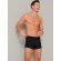 Herren Retro Boxershorts 95/5 Organic Cotton - schwarz-navy