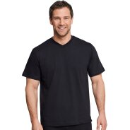 Herren T-Shirt American Shirt - schwarz-weiss