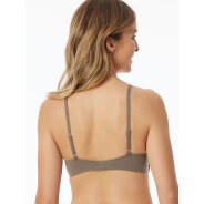 Damen Bügelloser BH Invisible Soft Padded - taupe