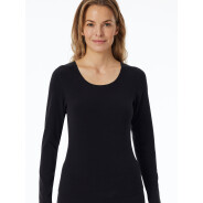 Damen Unterhemd Invisible Soft Warming - schwarz