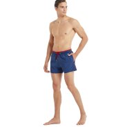 Herren Badeshorts Basic mit kurzem Bein - Denim Navy - Größe S