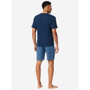 Herren Pyjama Casual Essentials - dunkelblau - Größe 54