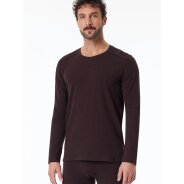 Herren Longsleeve Comfort Fit - braun
