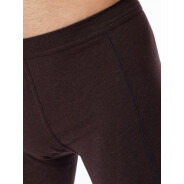 Herren 2-Pack Lange Unterhose Comfort Fit - braun