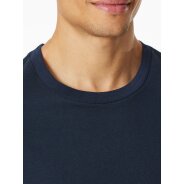 Herren Pyjamaoberteil T-Shirt - Mix + Relax - Nachtblau