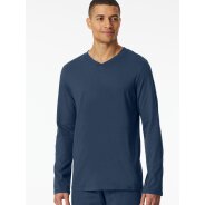 Herren Pyjamaoberteil Mix + Relax - Royal