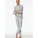 Herren Pyjamahose Mix + Relax - Grau