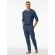 Herren Pyjamahose Mix + Relax - Royal