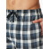 Herren Pyjamahose Bermuda - Mix + Relax - Blau, weiß