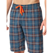 Herren Pyjamahose Bermuda - Mix + Relax - Dunkeblau