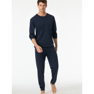 Herren 2-Pack Pyjama Schlafanzug lang - Comfort...