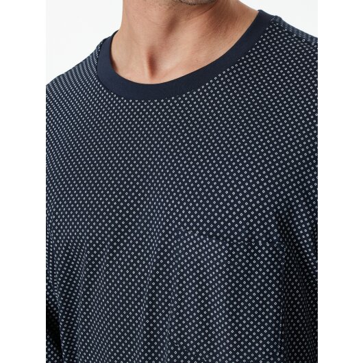 Schiesser Herren Pyjama Schlafanzug lang - Comfort Essentials