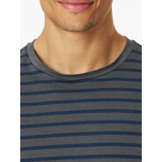 Herren 2-Pack Pyjama Schlafanzug lang - Casual Essentials - Anthrazit, Blau