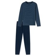Schiesser Herren Pyjama Schlafanzug lang - Casual Essentials