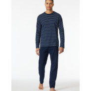 Herren 2-Pack Pyjama Schlafanzug lang - Casual Essentials...