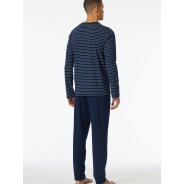 Herren 2-Pack Pyjama Schlafanzug lang - Casual Essentials - Admiral