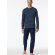 Herren 2-Pack Pyjama Schlafanzug lang - Casual Essentials - Admiral
