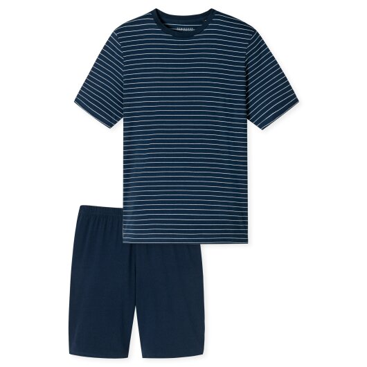Schiesser Herren Pyjama Schlafanzug kurz - Casual Essentials