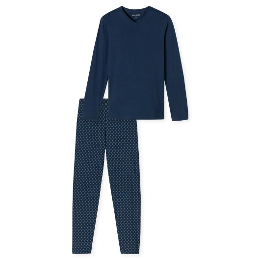 Schiesser Herren Pyjama Schlafanzug  - Casual Essentials