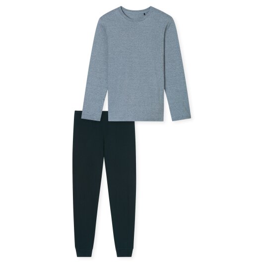 Schiesser Herren Pyjama Schlafanzug  - Casual Essentials