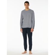 Herren 2-Pack Pyjama Schlafanzug  - Casual Essentials - Nachtblau