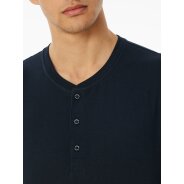 Herren Pyjamaoberteil T-Shirt - Mix + Relax - Nachtblau