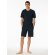 Herren Pyjamaoberteil T-Shirt - Mix + Relax - Nachtblau