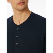 Herren Pyjamaoberteil T-Shirt - Mix + Relax - Nachtblau