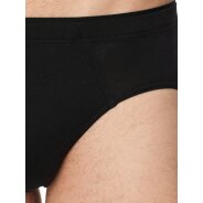 Herren 2-Pack Slip Premium Cotton - Schwarz