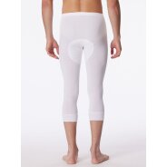 Herren Lange Unterhose Original Doppelripp - Weiss