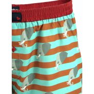 Herren 2-Pack Boxershorts ELEFANT HEAD - braun grün