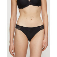 Damen Brasilslip Peony Florale Brazilian - BLACK