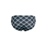 Herren Slip RED2426 Sportbrief - check green