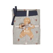 Herren Pyjamahose XMAS - Grey Gingerbread