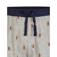 Herren Pyjamahose XMAS - Grey Gingerbread