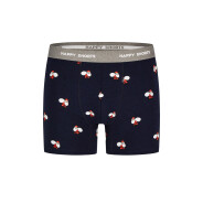 Herren 2-Pack Retro Boxershorts Jersey XMAS - Santa