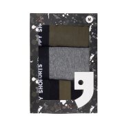 Herren 3-Pack Retro Boxershorts Jersey - Stripe - Olive Night