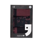 Herren 3-Pack Retro Boxershorts Jersey - Hawaii - Catawba Grape