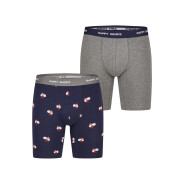 Happy Shorts Herren Langer Boxer XMAS Boxer Briefs