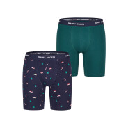 Happy Shorts Herren Langer Boxer XMAS Boxer Briefs