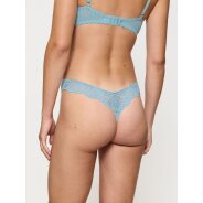 Damen String Pretty Micro String - SILVER BLUE