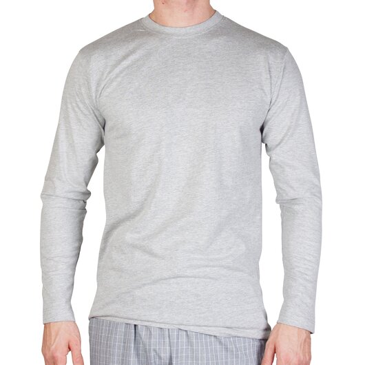 Longsleeve Shirt (Grau-Melange) S