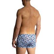 Herren Retro Pants RED2458 Minipants - blue waves